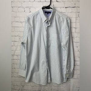 Tommy Hilfiger slim fit size 16.5 (32-33) blue & green checkered